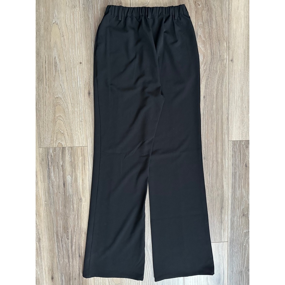 Pretty Lavish Pintuck Wide Leg Trousers Pants US 4 High Waist 
Office Minimalist - Picture 2 of 8